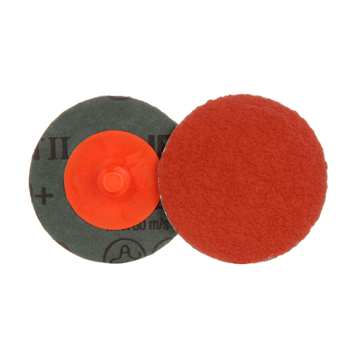 3M™ Cubitron™ II Roloc™ Fibre Disc 987C, 60+, TR, 2 in, Die R200P, 50/Carton, 200 ea/Case