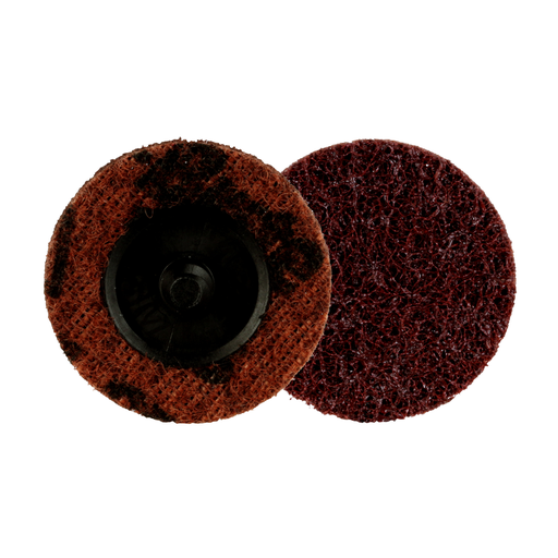 Scotch-Brite™ Roloc™ Precision Surface Conditioning Disc, PN-DR, Coarse, TR, 2 in, 50/Carton, 200 ea/Case, Dispenser Pack