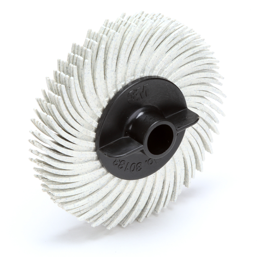 Scotch-Brite™ Radial Bristle Disc, RB-ZB, 120, 2 in x 3/8 in, Thin Bristle, 40/Carton, 80 ea/Case