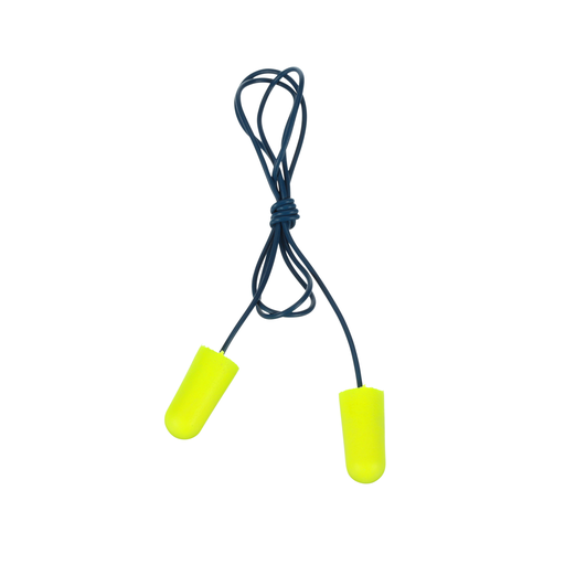 3M™ E-A-Rsoft™ Earplugs 311-4106, Metal Detectable, Corded, Poly Bag, Regular Size, 2000 Pair/Case