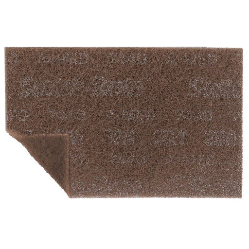 Scotch-Brite™ Heavy Duty Hand Pad 7440B, HP-HP, A/O Medium, Tan, 6 in x 9 in, 40 ea/Case, Bulk