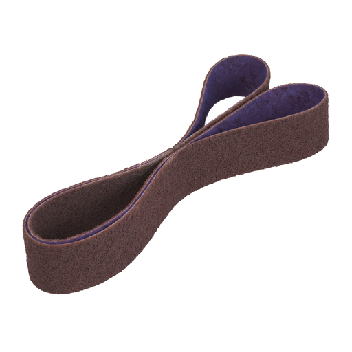 Scotch-Brite™ Durable Flex Low Stretch Belt, DF-BL, A/O Medium, 1/2 in x 24 in, 20 ea/Case