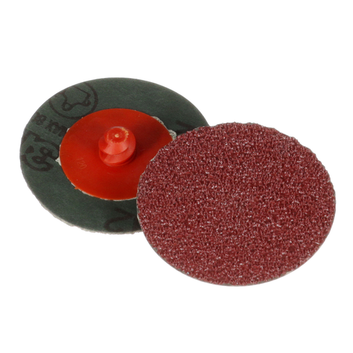 3M™ Cubitron™ II Roloc™ Fibre Disc 982C, 60+, TR, Red, 2 in, Die R200P, 50/Carton, 200 ea/Case