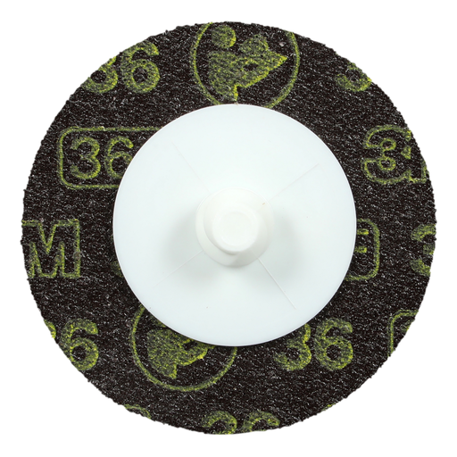 3M™ Roloc™ Disc 361F, 36 YF-weight, TR, 2 in, Die R200P, 50/Carton, 200 ea/Case