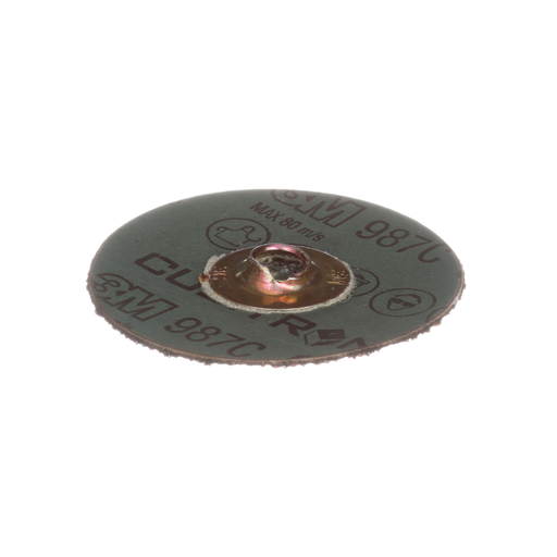 3M™ Cubitron™ II Roloc™ Fibre Disc 987C, 80+, TSM, 3 in, Die RS300VM, 50/Carton, 200 ea/Case
