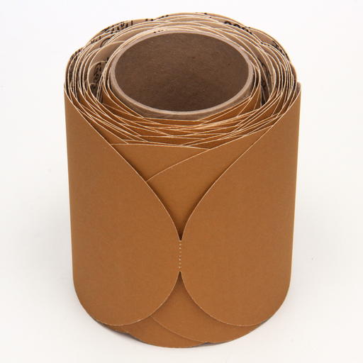 3M™ Stikit™ Paper Disc Roll 363I, 6 in x NH 180 F-weight, 100 Discs/Roll, 4 Rolls/Case
