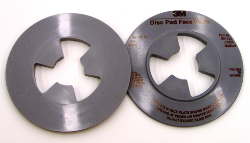 3M™ Disc Pad Face Plate 13325, 4-1/2 in, Medium Gray, 10 ea/Case