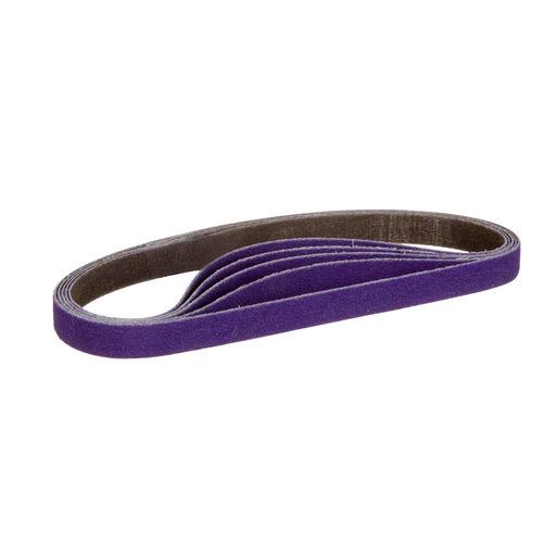 3M™ Cubitron™ II File Belt 786F, 33445, 60+, 12.7 mm x 457.2 mm (1/2 in x 18 in), 10 Belts/Carton, 5 Cartons/Case