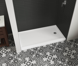 SHSO SHLS/RS-60 AFR AcrylX Alcove Right-Hand Drain One-Piece
