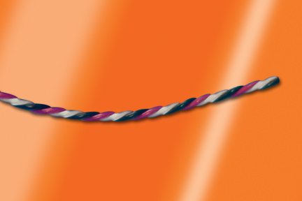 30 AWG, Multi-conductor Electronic Cable, 3 Conductor, Unshielded, White