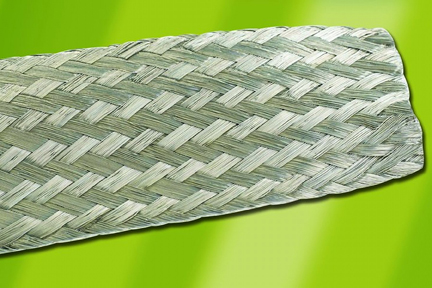 Uninsulated Tubular Braid Wire, 16 AWG, Tinned copper, 96 Strand