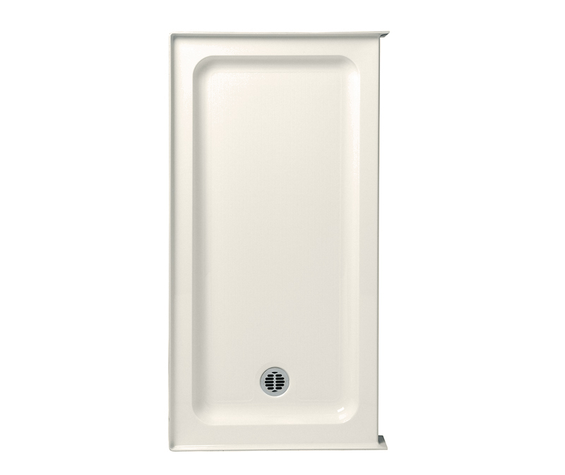 6032ABL/R 60 x 32 Acrylic Alcove Right-Hand Drain Shower Base in White, White, Right-hand Drain