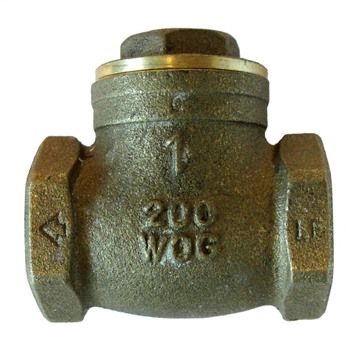 BRASS SWING CK VALVE 2 SXS NL