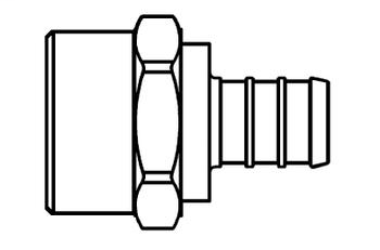 PEX FEM ADAPTER NL 3/4PX1/2FIP
