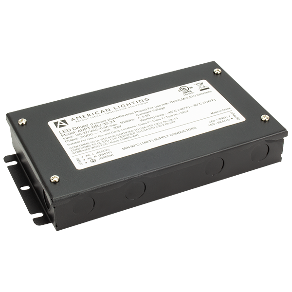 Product image for AMELI ADPT-DRJ-30-24 24VDC 30W PHASE CUT CONSTANT VOLTAGE DRIVER W/JUNCTION