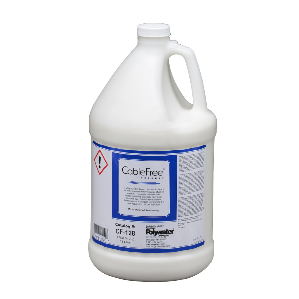 Product image for American Polywater CF-128 1 Gallon Can Loosener Lubricant
