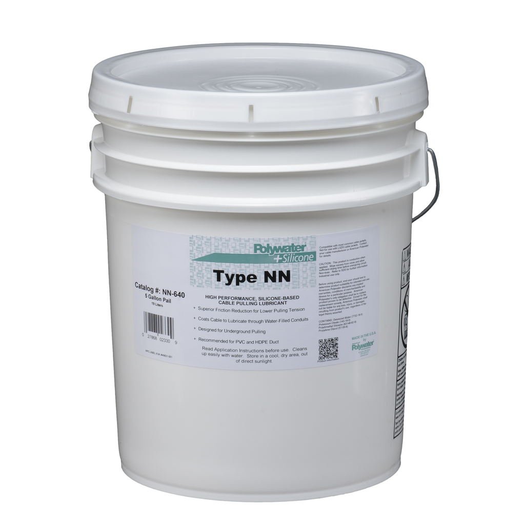 Product image for POLYWATER NN-640 5GAL SILICONE LUBRICANT