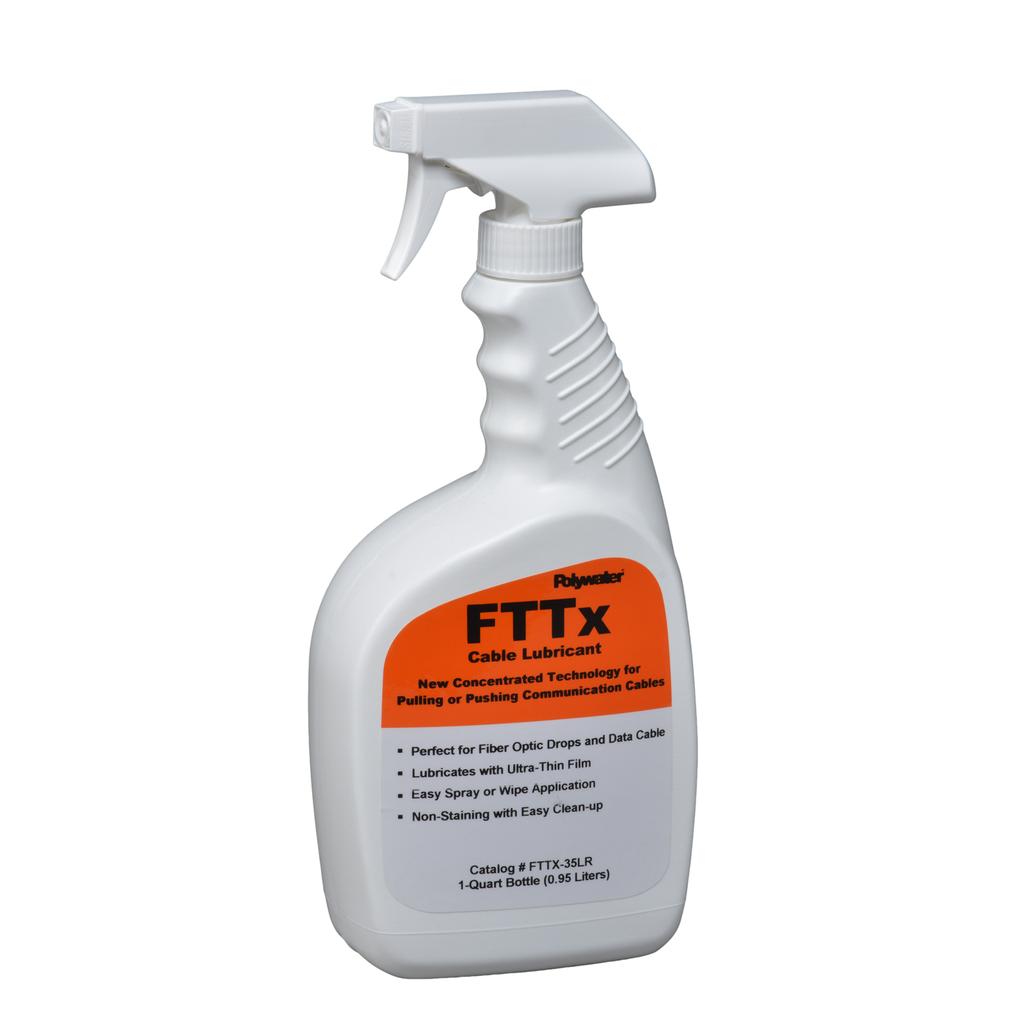 Product image for POLYWATER FTTX-35LR Qt Spray Bottle Polywater. Lubricant FTTX