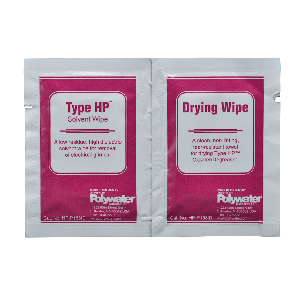 Product image for POLYWATER HP-P158ID WET/DRY WIPE