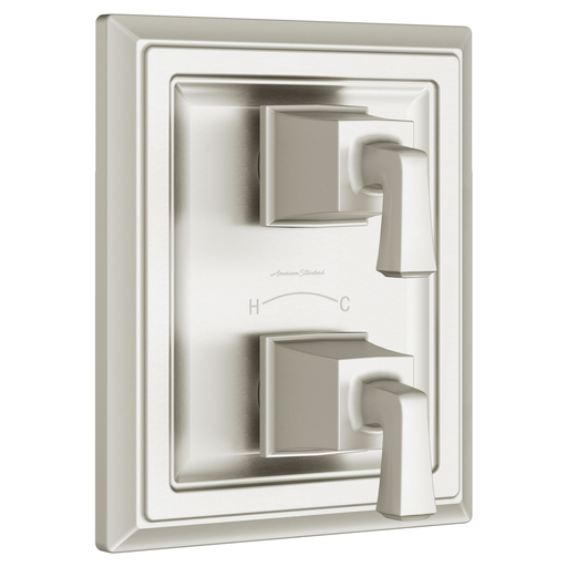 Town Square S Two-Handle Thermostat Shower Valve Trim Kit BN, BRUSHED NICKEL