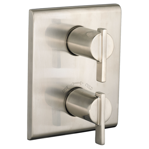 Times Square 2- Handle Thermostat Trim Kit, BRUSHED NICKEL