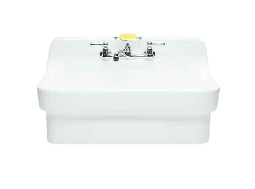 HERITAGE WALL MT- PORC HNDLS 5-5/8 SPT, CHROME