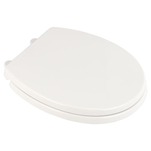 Transitional Round Front Luxury Toilet Seat White, WHITE