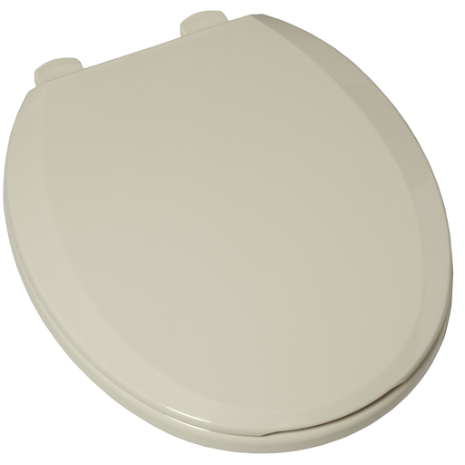 Slow Close Easy Lift and Clean Round Front Toilet Seat in Linen, LINEN