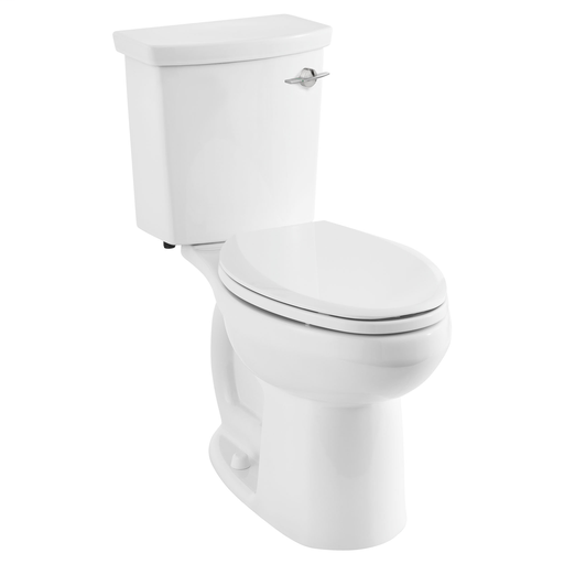 H2Option ADA Dual Flush Right Height Elongated Toilet, WHITE