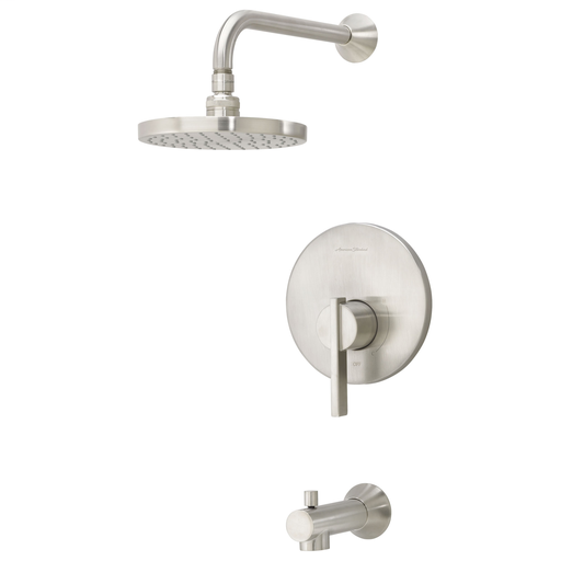 BERWICK PB Bath/Shower Trim W/ PB Cartridge, BRUSHED NICKEL