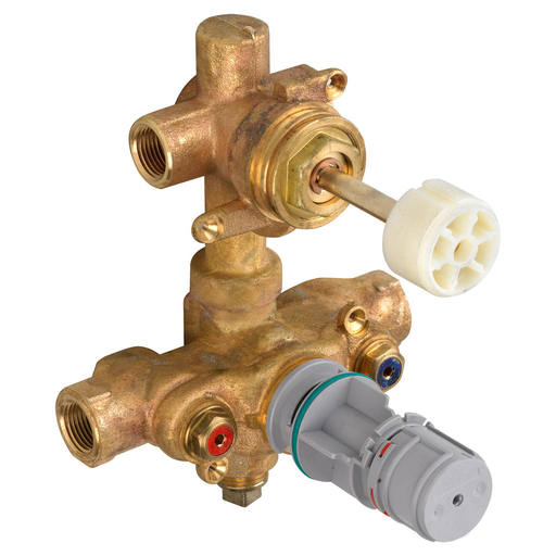 2-Handle Thermostat w/ Built-In 2-Way Diverter, NO FINISH