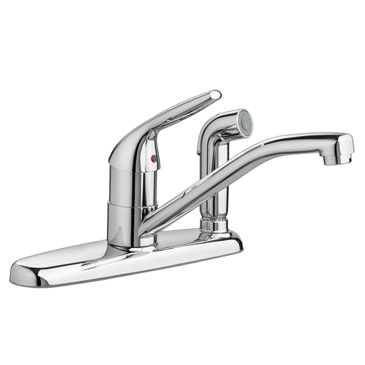 Colony Choice 1-Handle Kitchen Faucet with Side Spray, CHROME