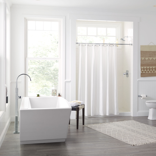 Townsend Bath and Shower Trim Kit with Water-Saving Shower Head, CHROME