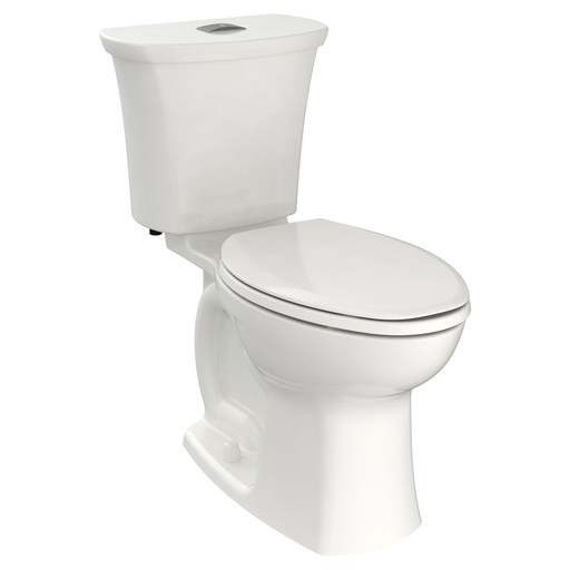 Edgemere Right Height Elongated Dual Flush Toilet, WHITE