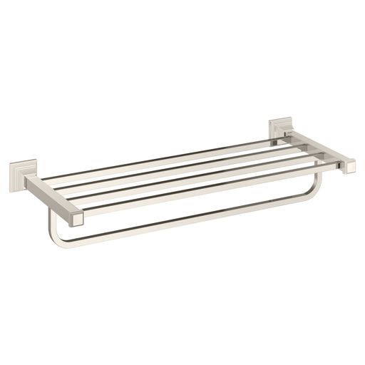 Town Square S 24 Train Rack PN, POLISHED NICKEL PVD