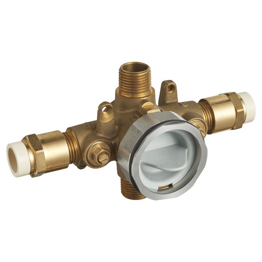 Pressure Balance Valve Rough With Cpvc Connections With Screwdriver Stops, NO FINISH