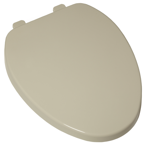 Telescoping Elongated Toilet Seat With Slow-Close and EverClean in Bone, BONE