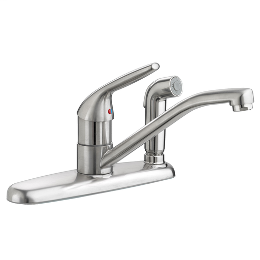 Colony Choice 1-Handle Kitchen Faucet with Side Spray, STAINLESS STL