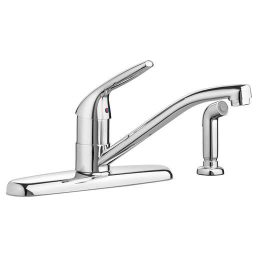 Colony Choice 1-Handle Kitchen Faucet with Side Spray, CHROME