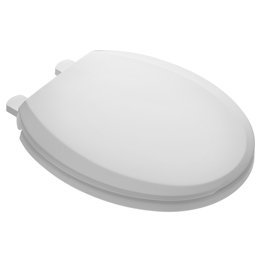 Slow Close Easy Lift and Clean Round Front Toilet Seat in White, WHITE