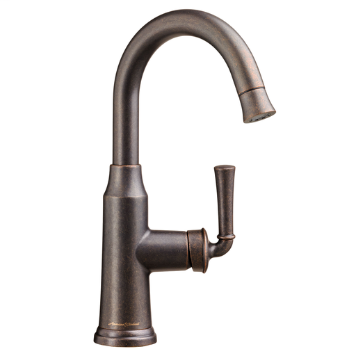 Portsmouth 1 Handle High Arc Pull Down Bar Sink Faucet, OIL RUBBED BRONZE