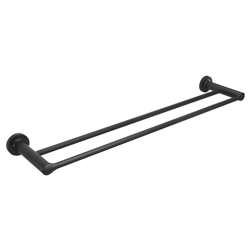 STUDIO S 24 DOUBLE TOWEL BAR, MATTE BLACK (FITTINGS)