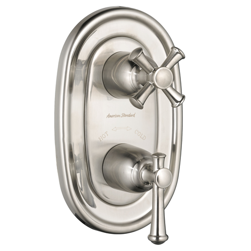 Portsmouth 2-Handle Thermostat Trim Kit, BRUSHED NICKEL