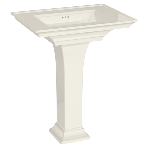 Town Square S Pedestal Sink - Center Hole Only, LINEN