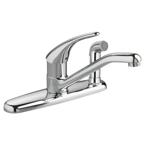 Colony Soft 1-Handle Kitchen Faucet with Side Spray, CHROME