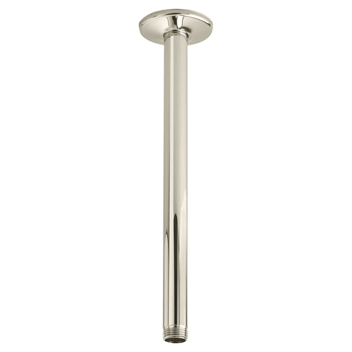12 Ceiling Mount Shower Arm, POLISHED NICKEL PVD