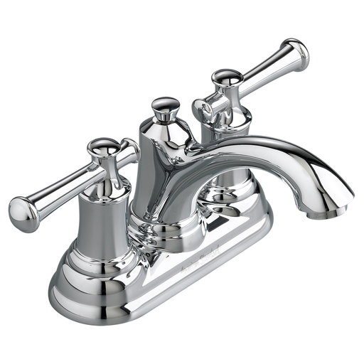 Portsmouth 2-Handle 4 Inch Centerset Bathroom Faucet with Lever Handles, CHROME