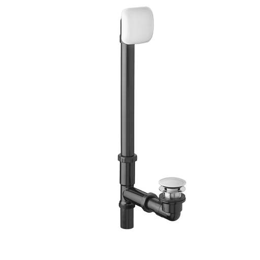 Deep Soak Tub Drain in White, WHITE