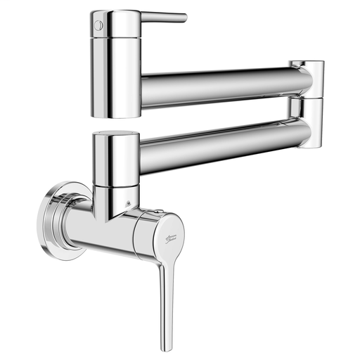 Studio S Wall-Mount Swing Arm Pot Filler Kitchen Faucet, CHROME