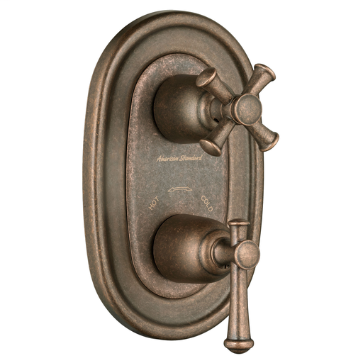 Portsmouth 2-Handle Thermostat Trim Kit, OIL RUBBED BRONZE